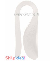 Quilling Paper Strips - Half White - 3mm